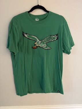 47 Men's Emerald Green Short Sleeve Tee with Eagle Graphic